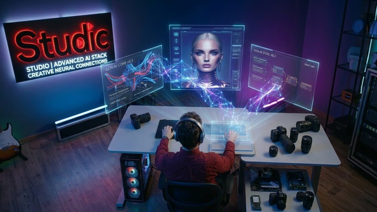 The intersection of human creativity and neural cinematography at Studic Lab.