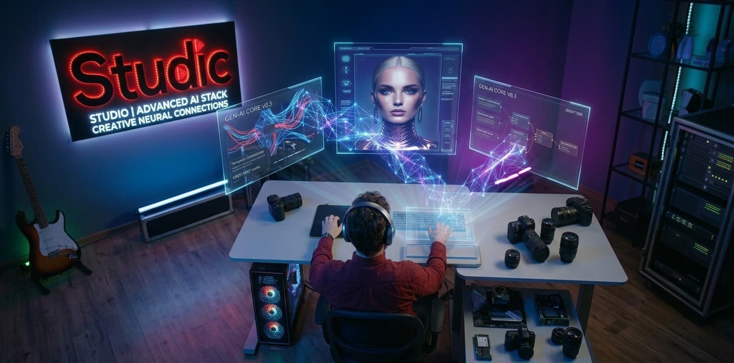 The intersection of human creativity and neural cinematography at Studic Lab.